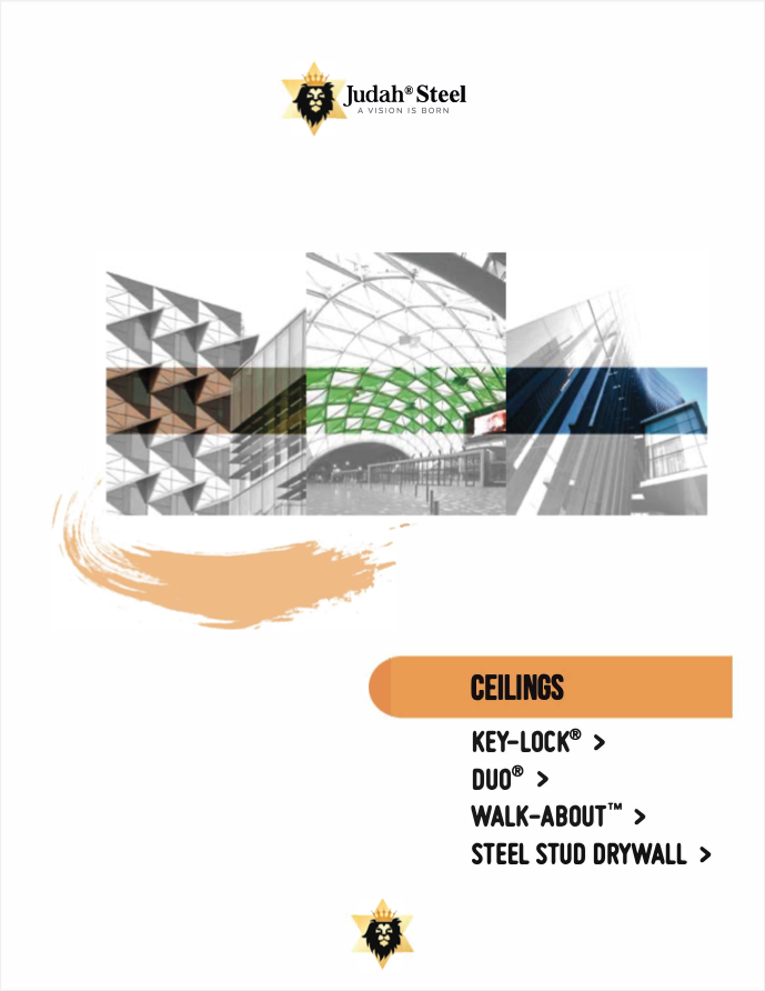 KEY LOCK® Concealed Ceiling System Section Of The Judah 2020 Professional Design Manual